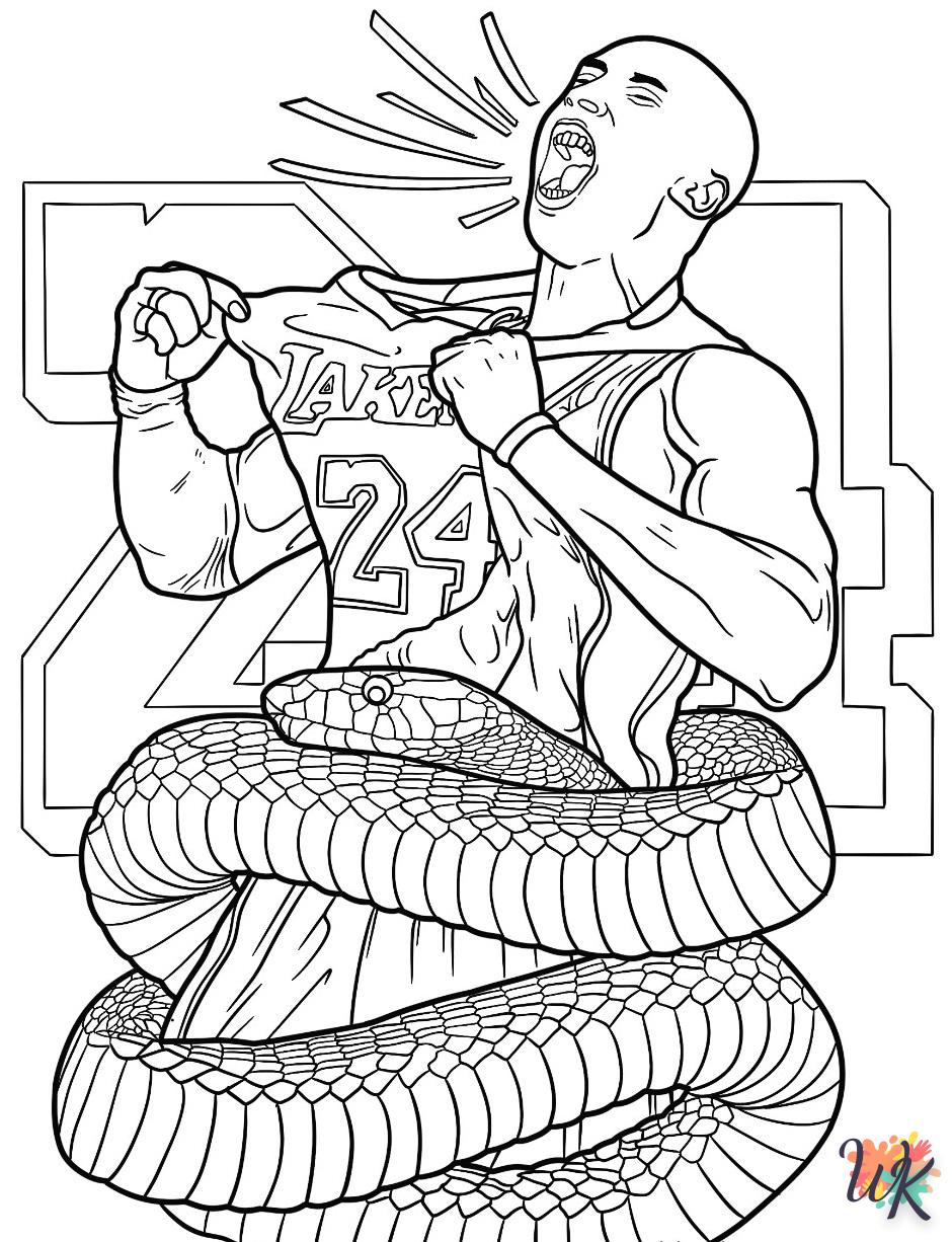 Dibujos para Colorear Kobe Bryant