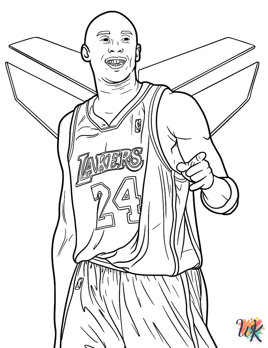 Dibujos para Colorear Kobe Bryant