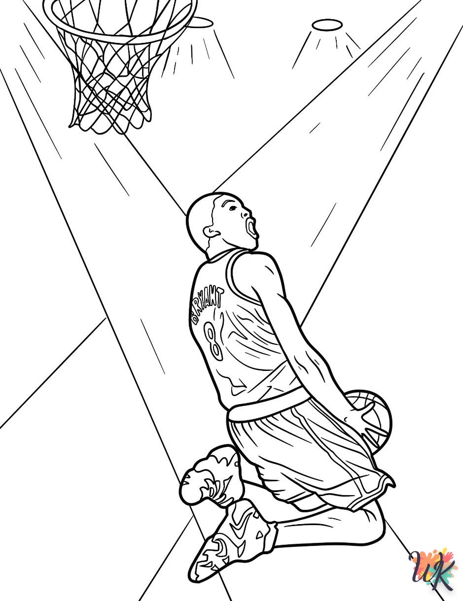 Dibujos para Colorear Kobe Bryant