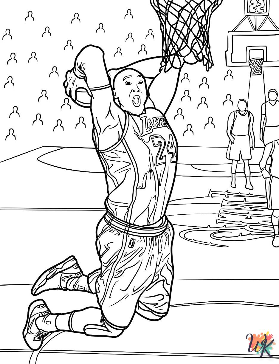 Dibujos para Colorear Kobe Bryant