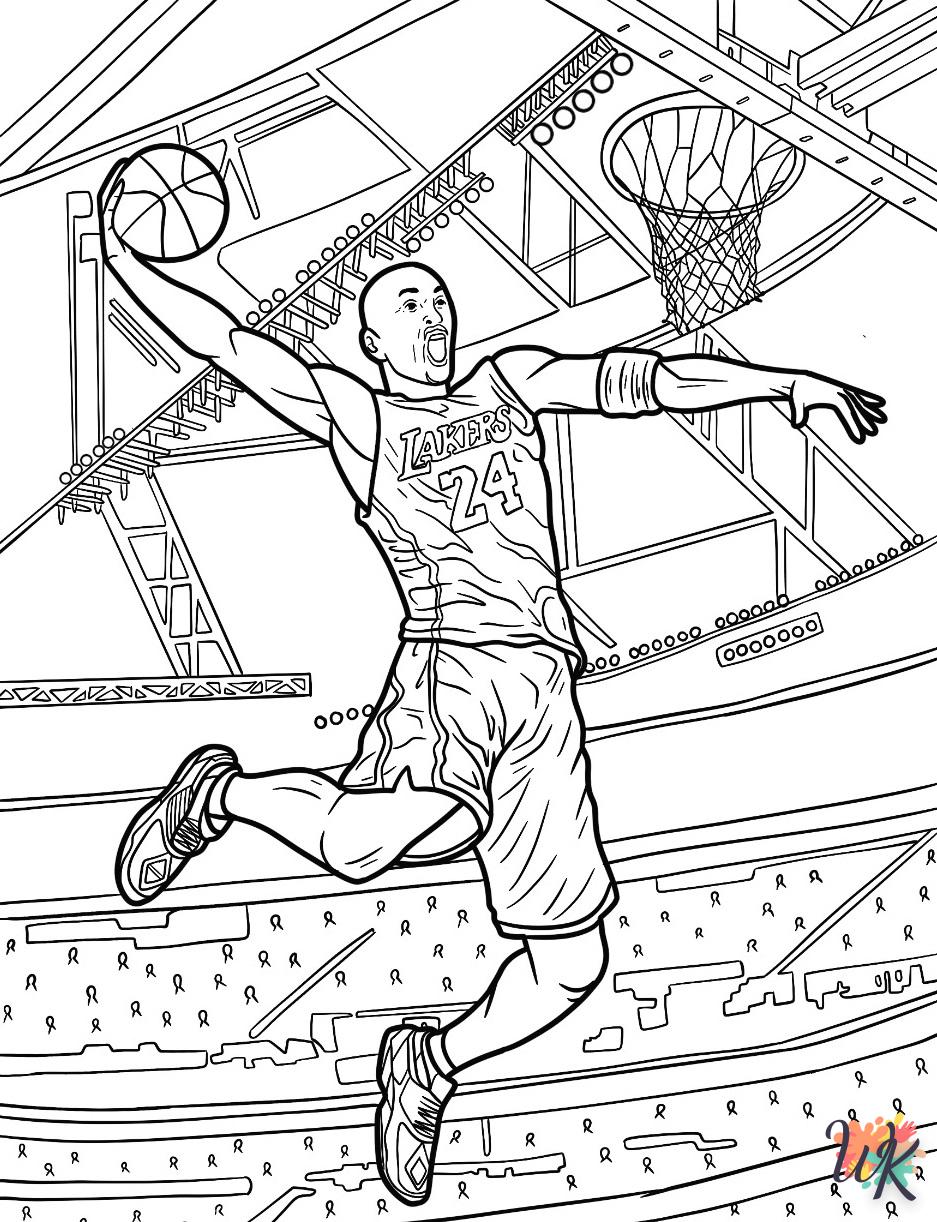 Dibujos para Colorear Kobe Bryant