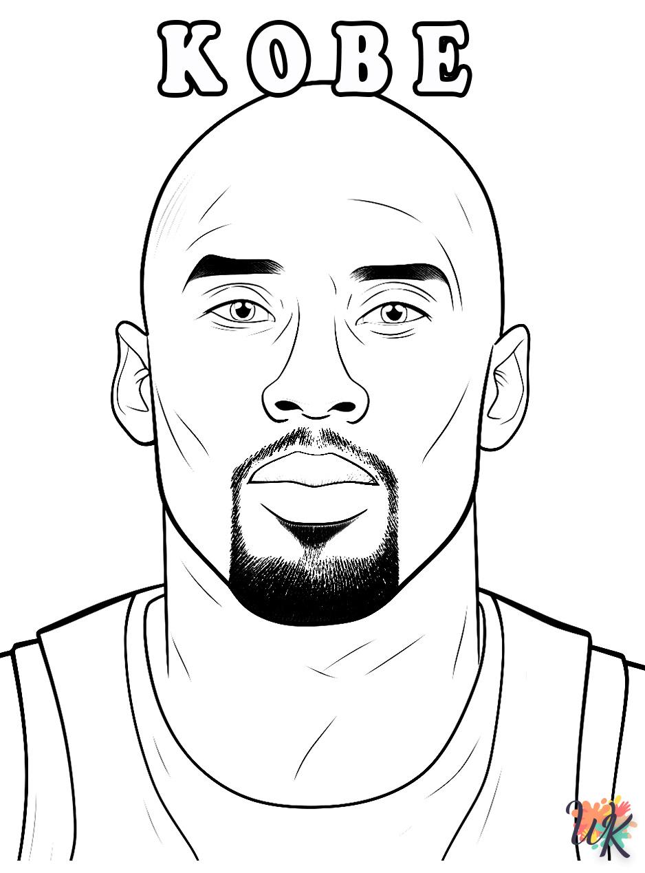 Dibujos para Colorear Kobe Bryant