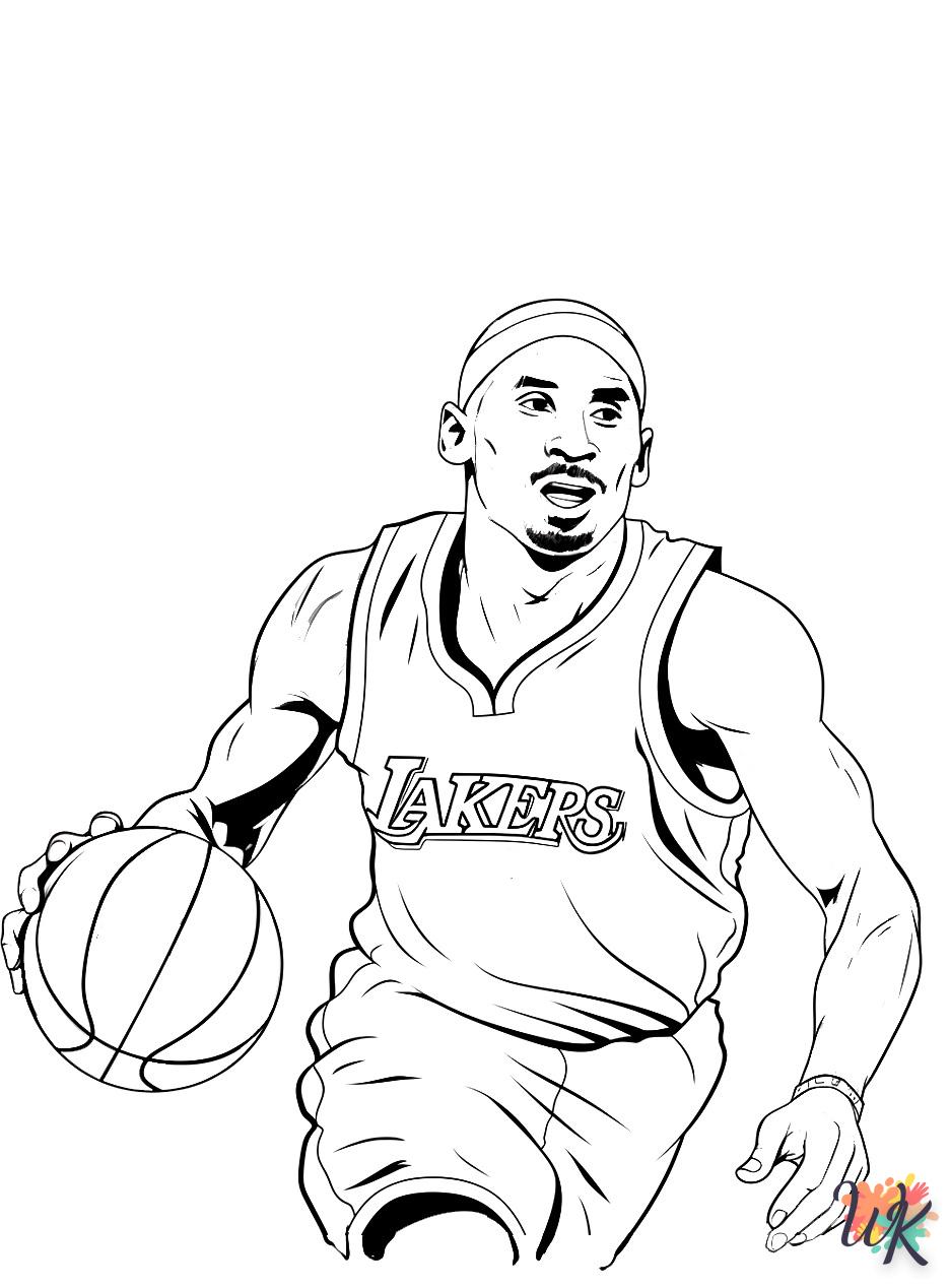 Dibujos para Colorear Kobe Bryant