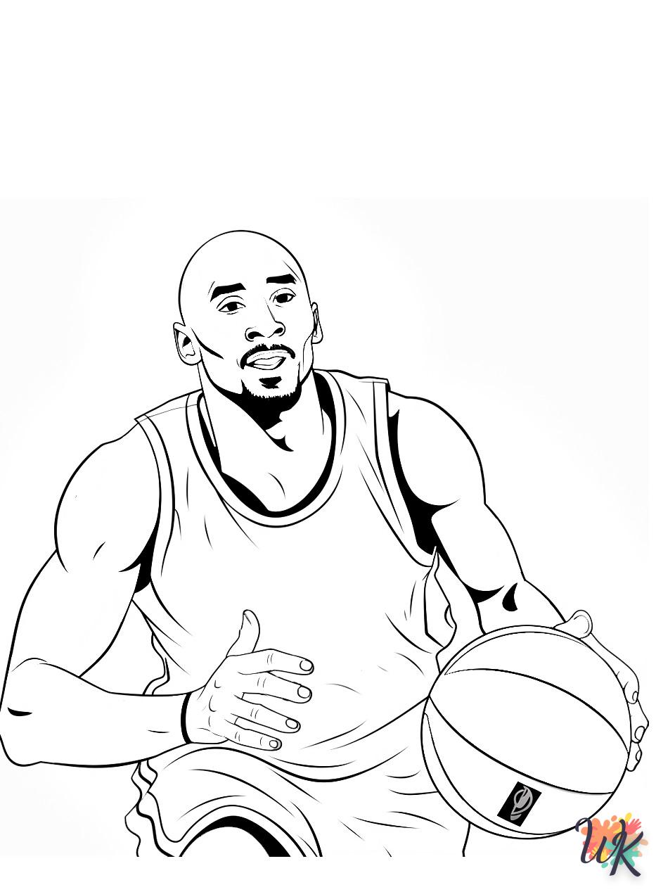 Dibujos para Colorear Kobe Bryant