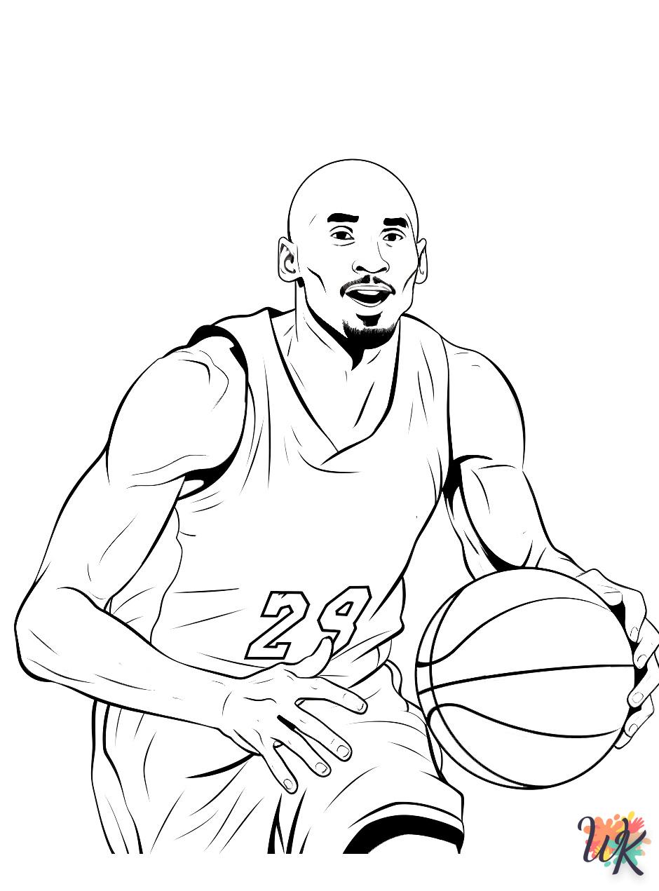 Dibujos para Colorear Kobe Bryant