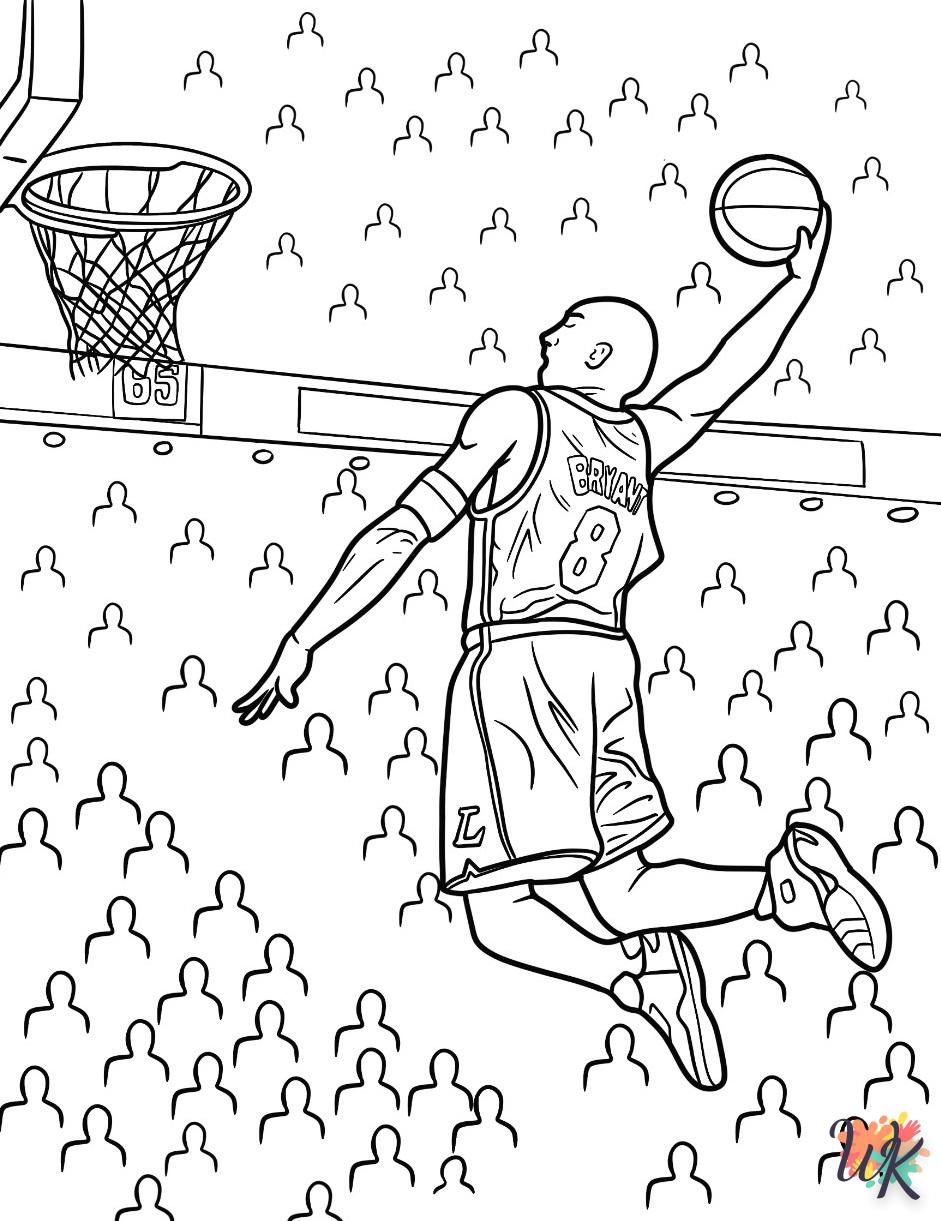 Dibujos para Colorear Kobe Bryant