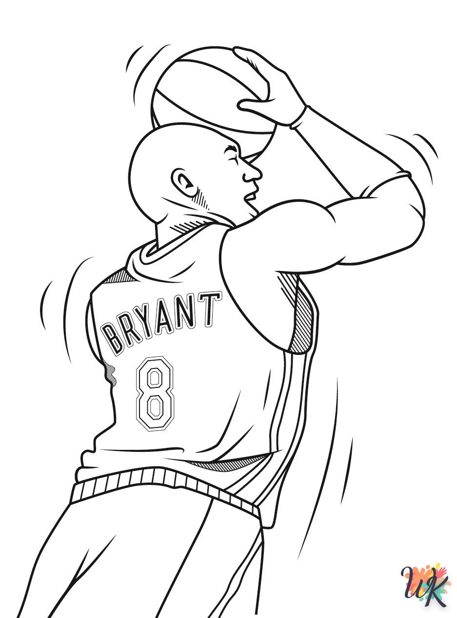 Dibujos para Colorear Kobe Bryant