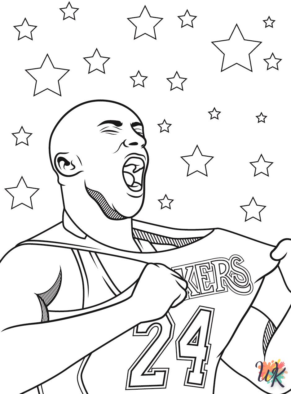 Dibujos para Colorear Kobe Bryant