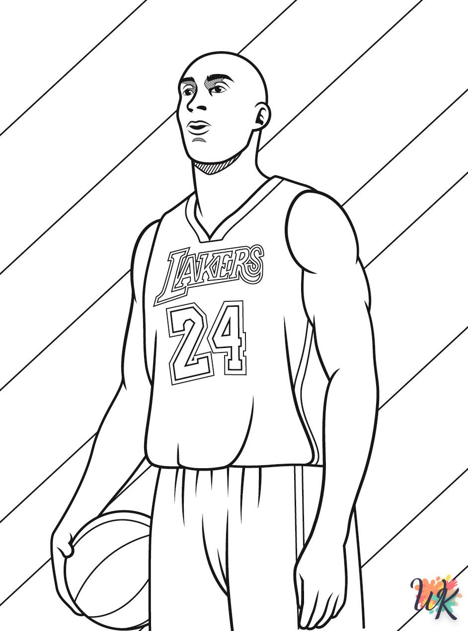 Dibujos para Colorear Kobe Bryant