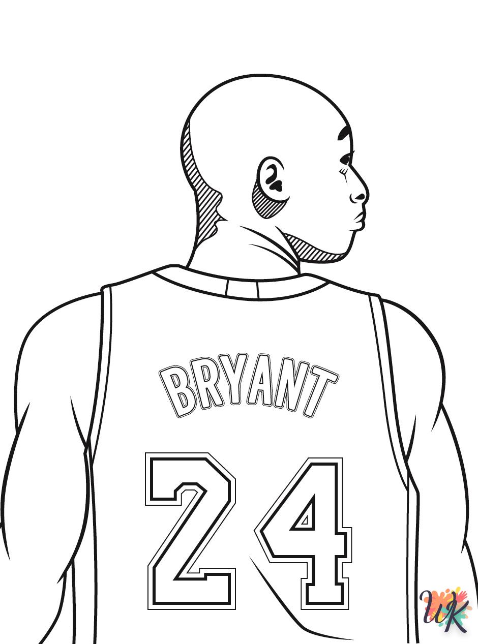 Dibujos para Colorear Kobe Bryant