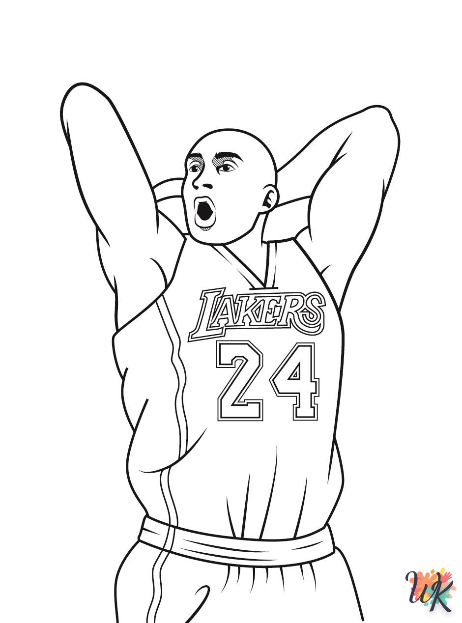 Dibujos para Colorear Kobe Bryant