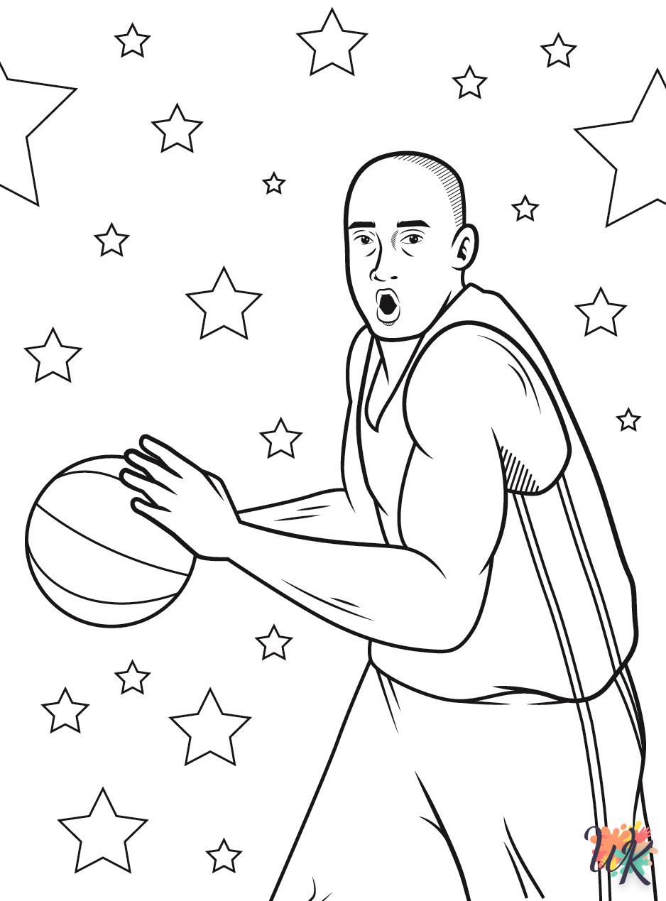 Dibujos para Colorear Kobe Bryant