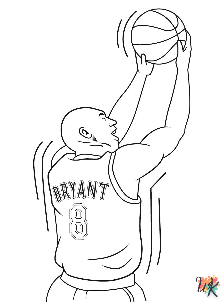 Dibujos para Colorear Kobe Bryant