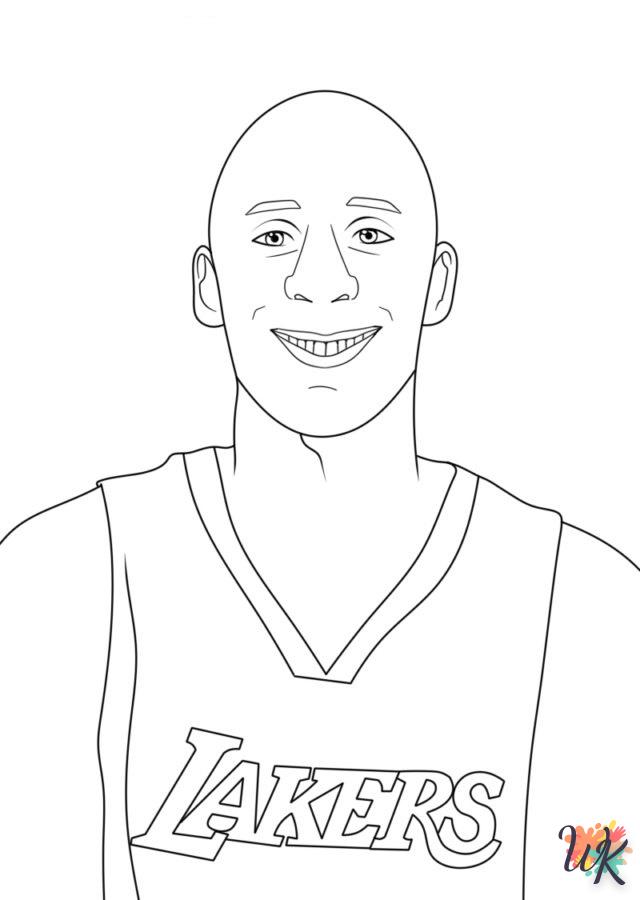 Dibujos para Colorear Kobe Bryant