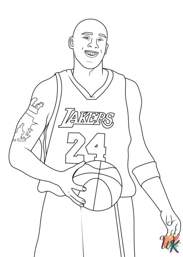 Dibujos para Colorear Kobe Bryant