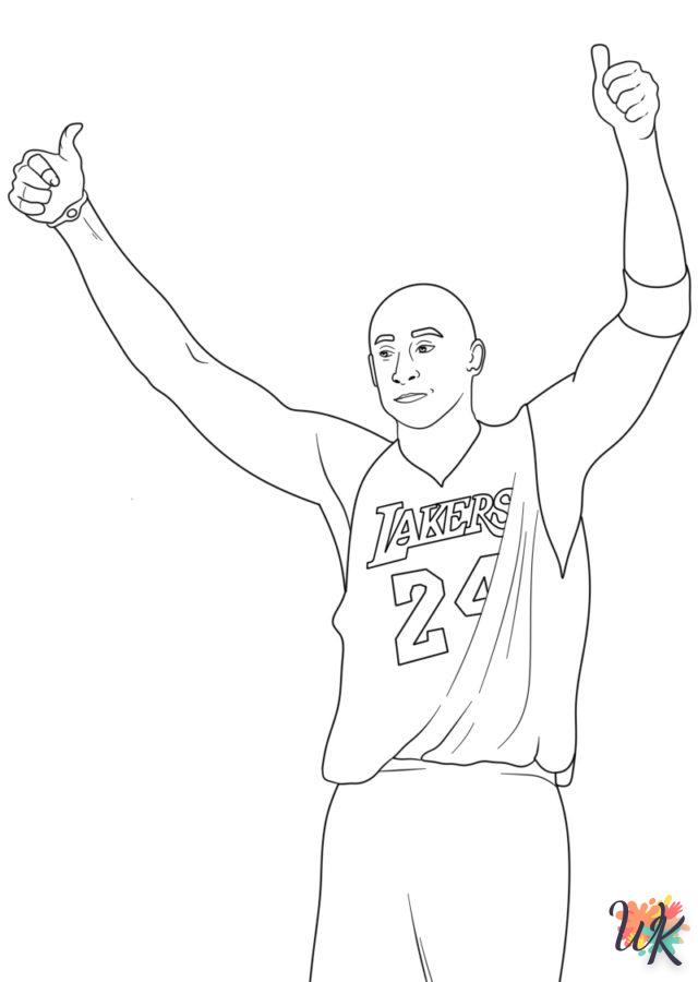 Dibujos para Colorear Kobe Bryant