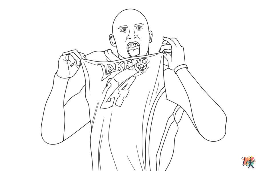 Dibujos para Colorear Kobe Bryant