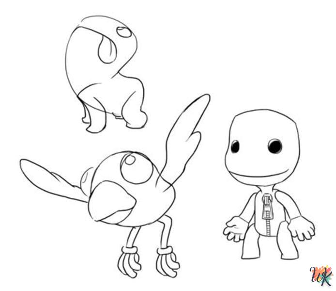 Dibujos para Colorear Little Big Planet 1