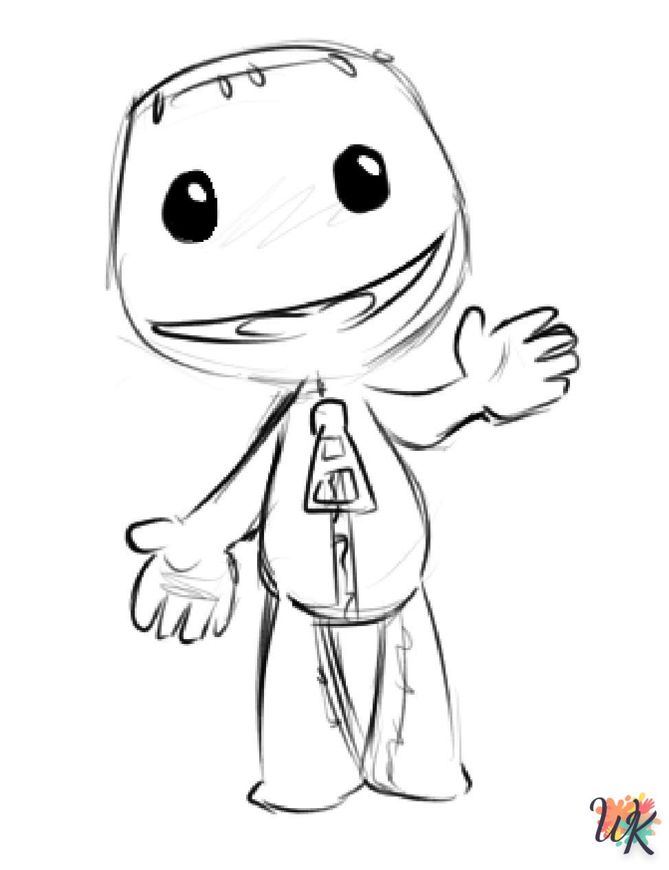 Dibujos para Colorear Little Big Planet 10