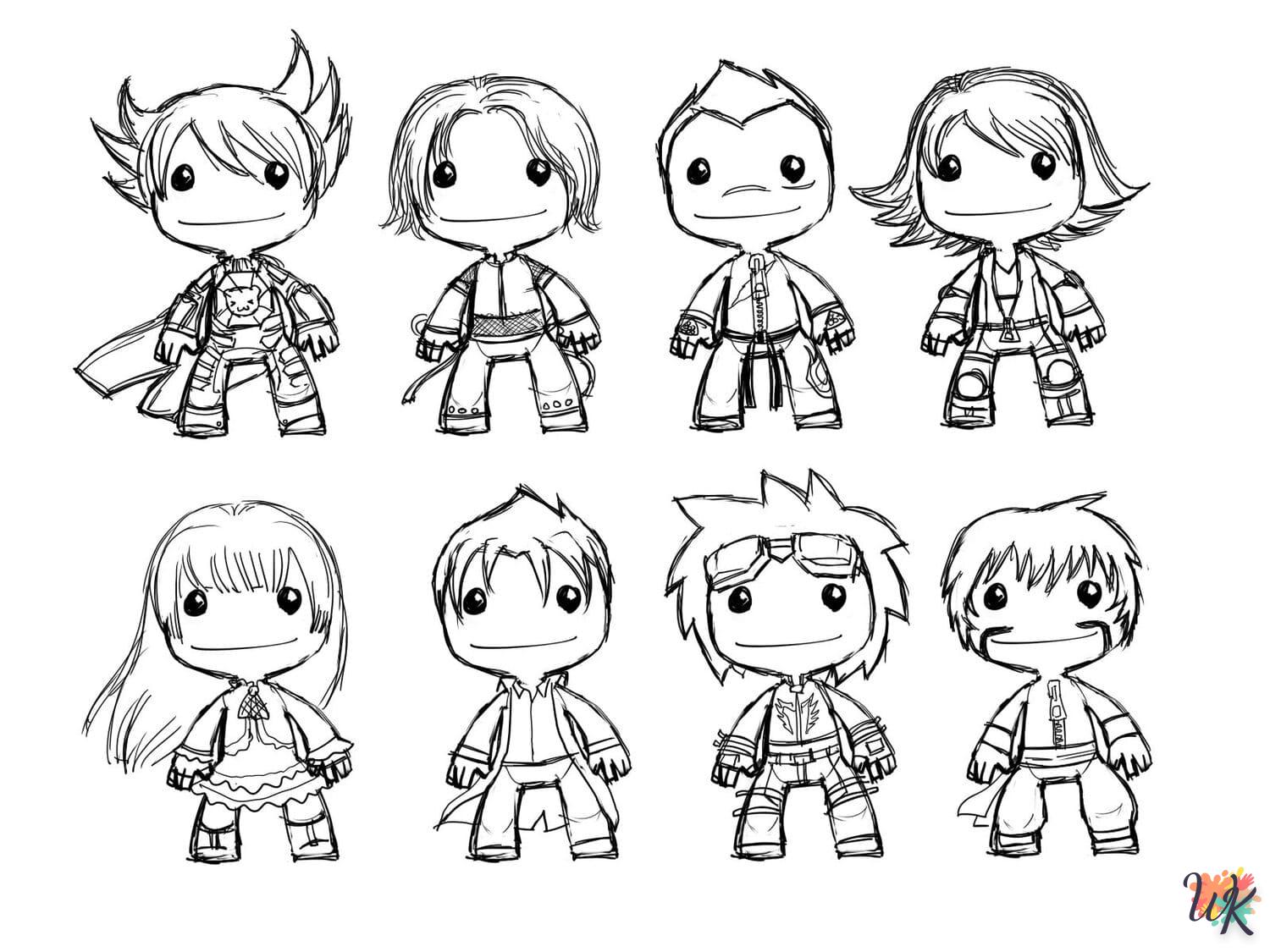 Dibujos para Colorear Little Big Planet 18