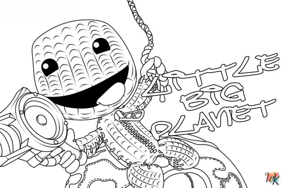 Dibujos para Colorear Little Big Planet 28