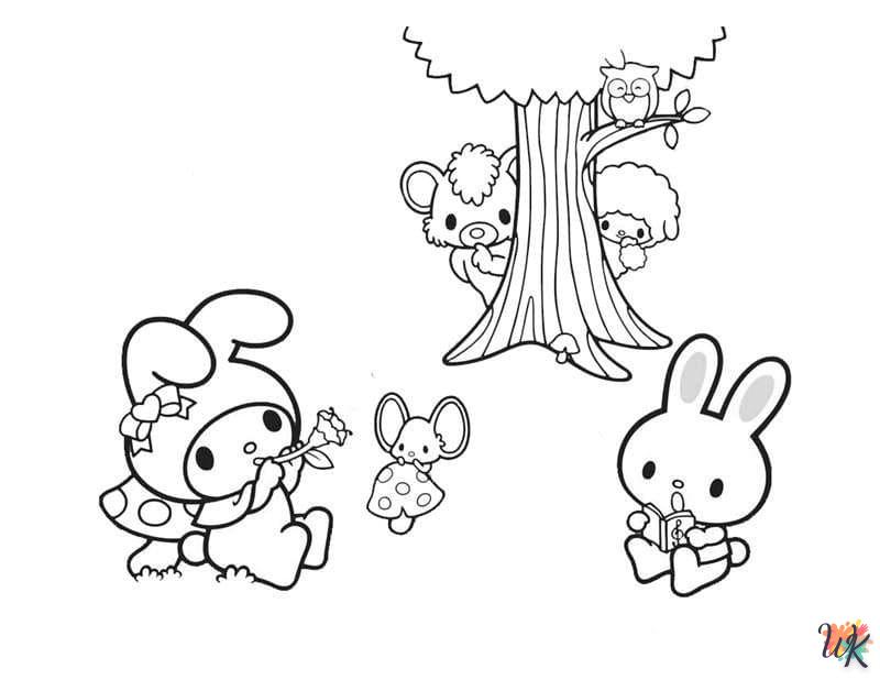 Dibujos para Colorear My Melody 10