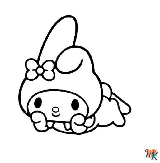 Dibujos para Colorear My Melody 12