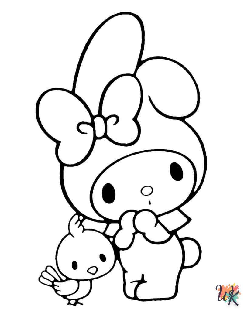 Dibujos para Colorear My Melody 19