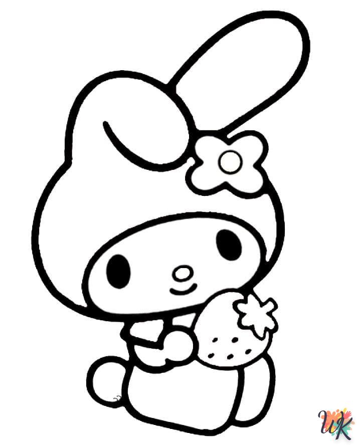 Dibujos para Colorear My Melody 20