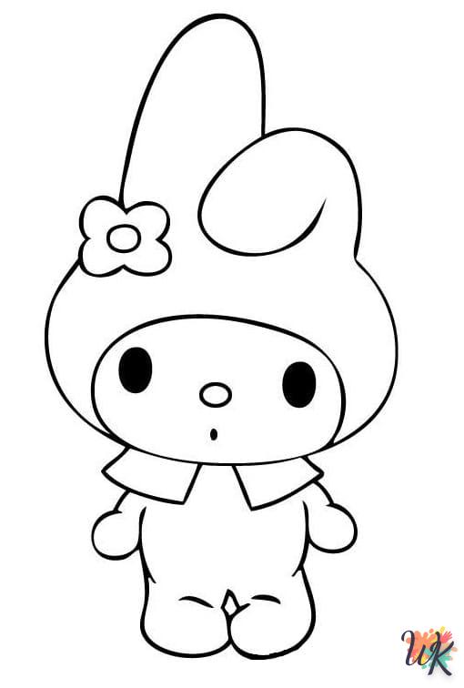 Dibujos para Colorear My Melody 21