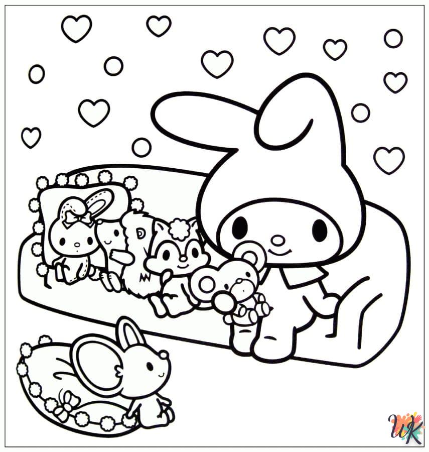 Dibujos para Colorear My Melody 30