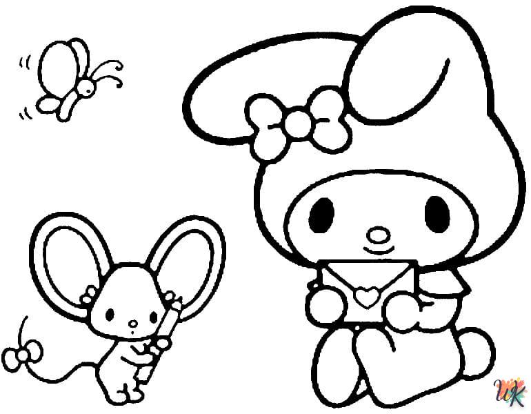 Dibujos para Colorear My Melody 31