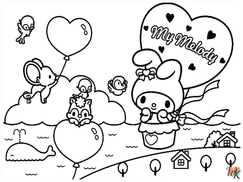 Dibujos para Colorear My Melody 33