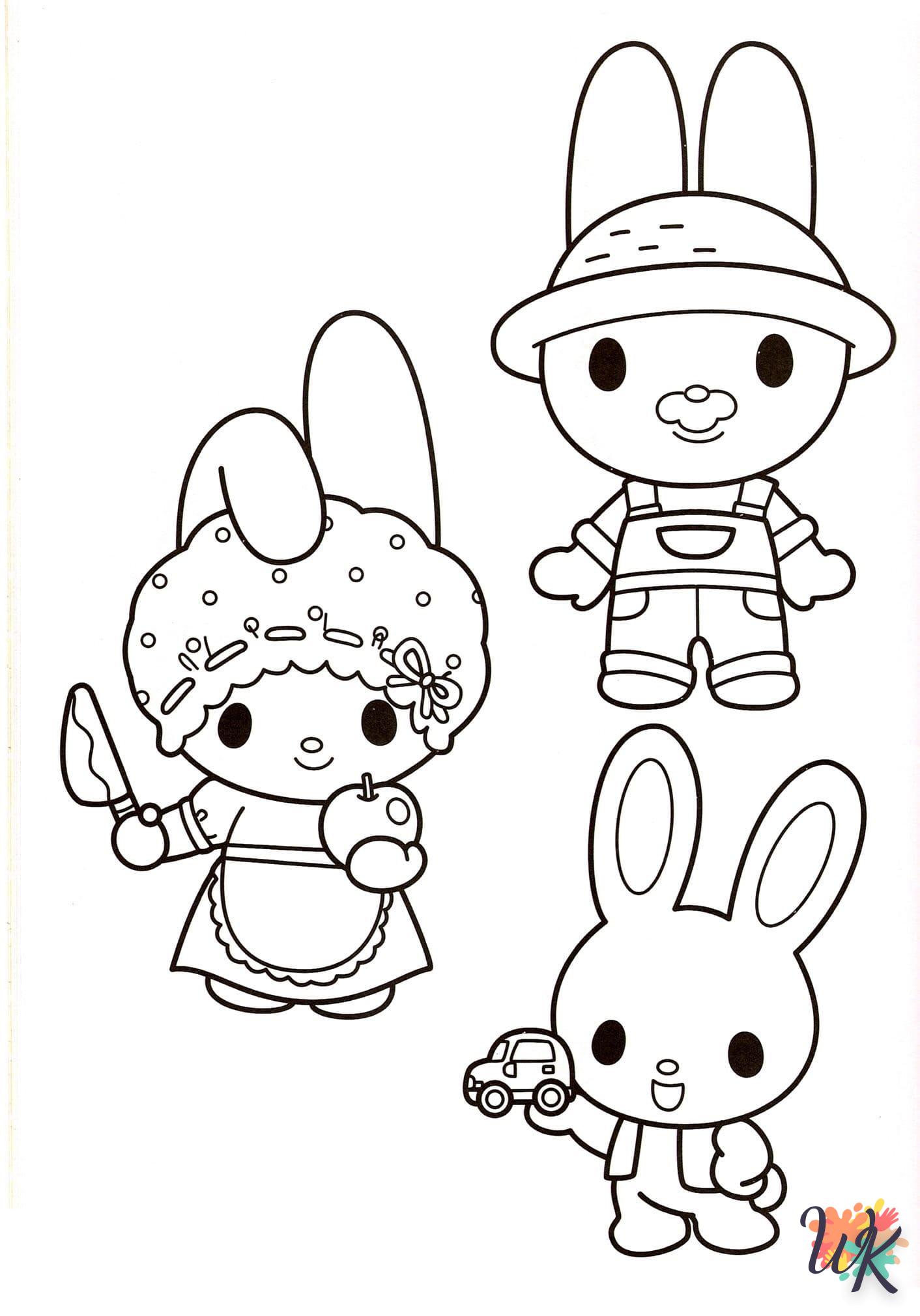 Dibujos para Colorear My Melody 34