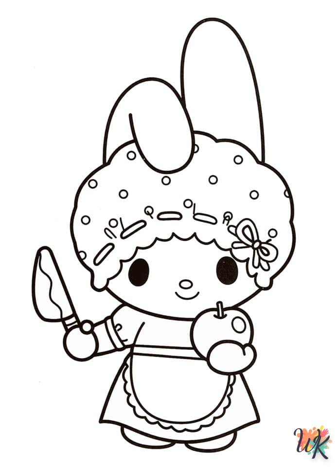 Dibujos para Colorear My Melody 36