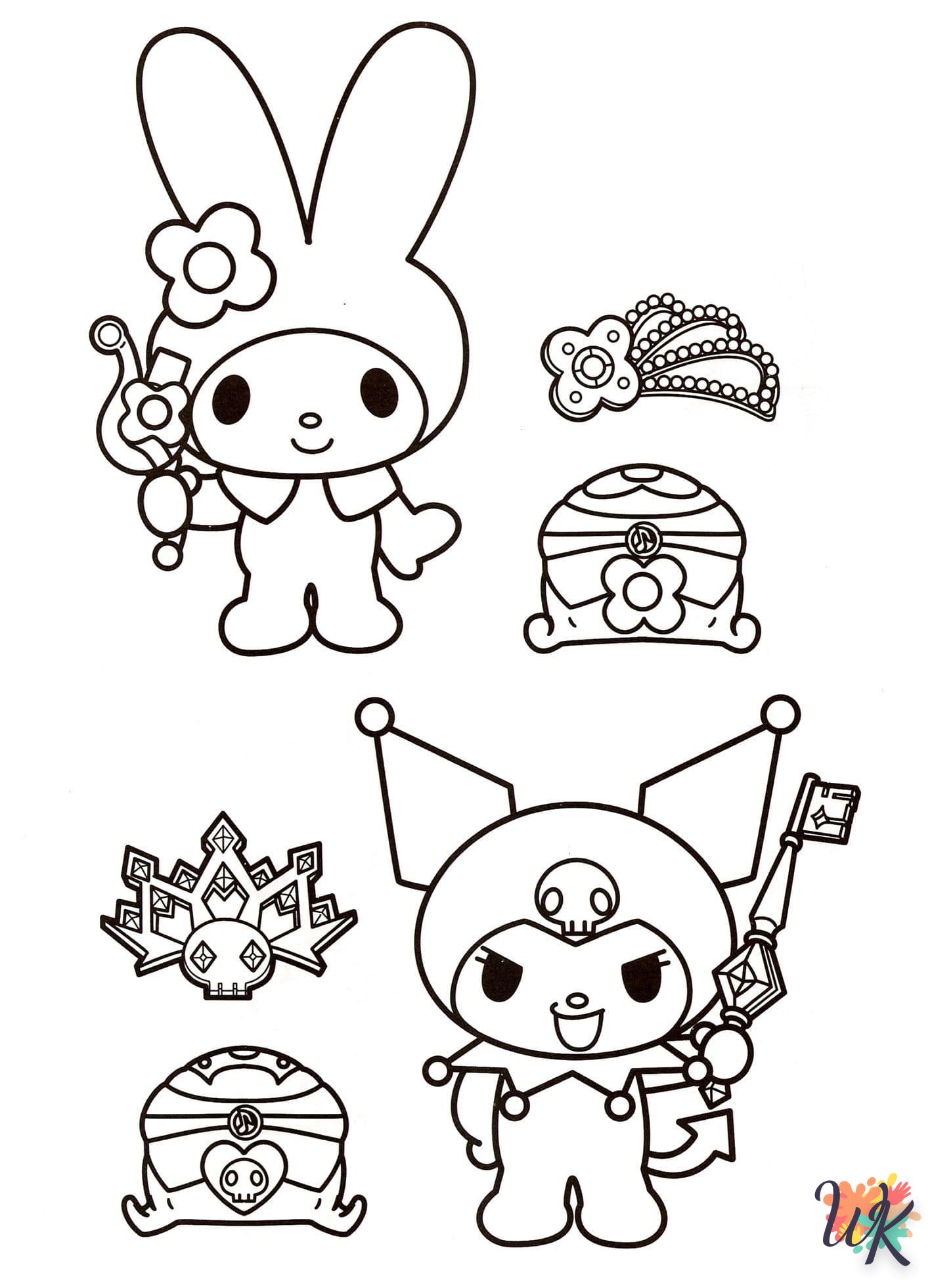 Dibujos para Colorear My Melody 37