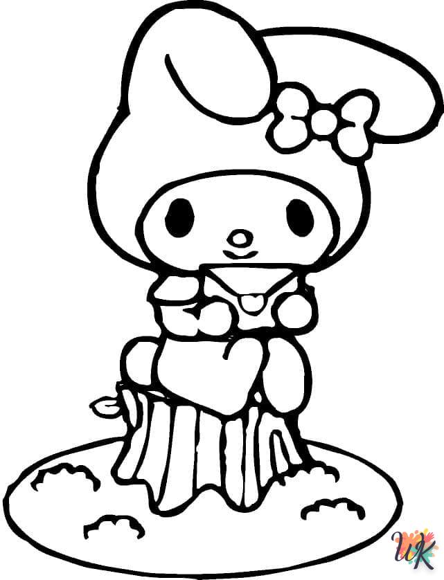 Dibujos para Colorear My Melody 38