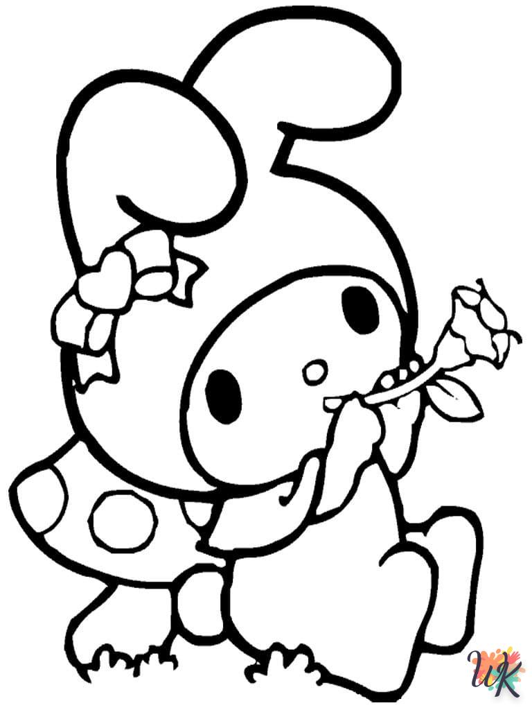 Dibujos para Colorear My Melody 47