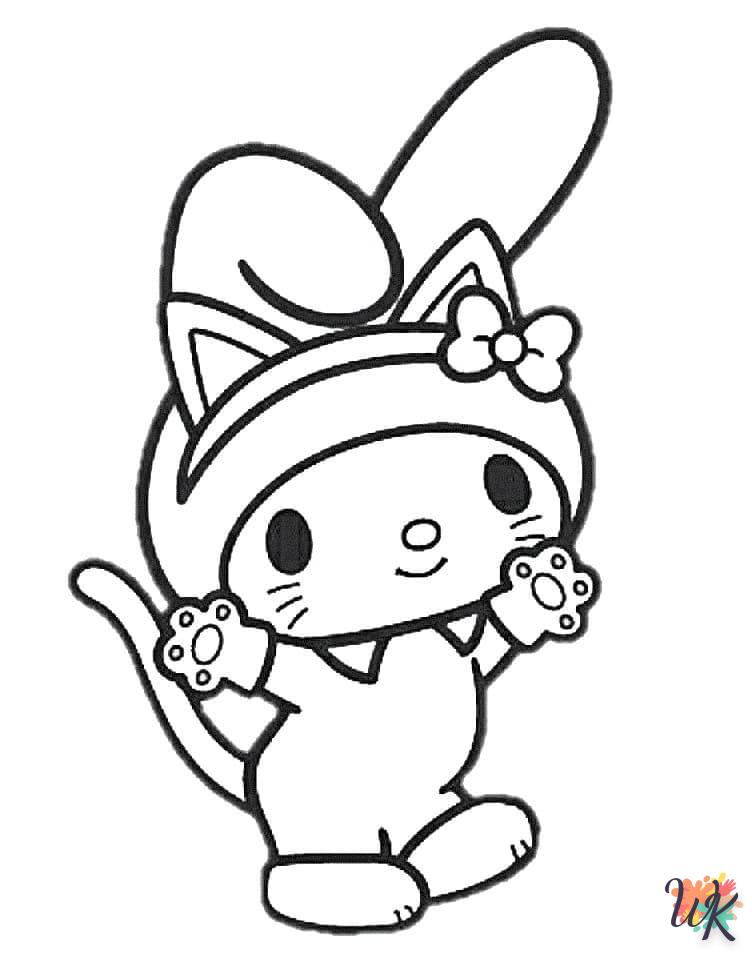 Dibujos para Colorear My Melody 59