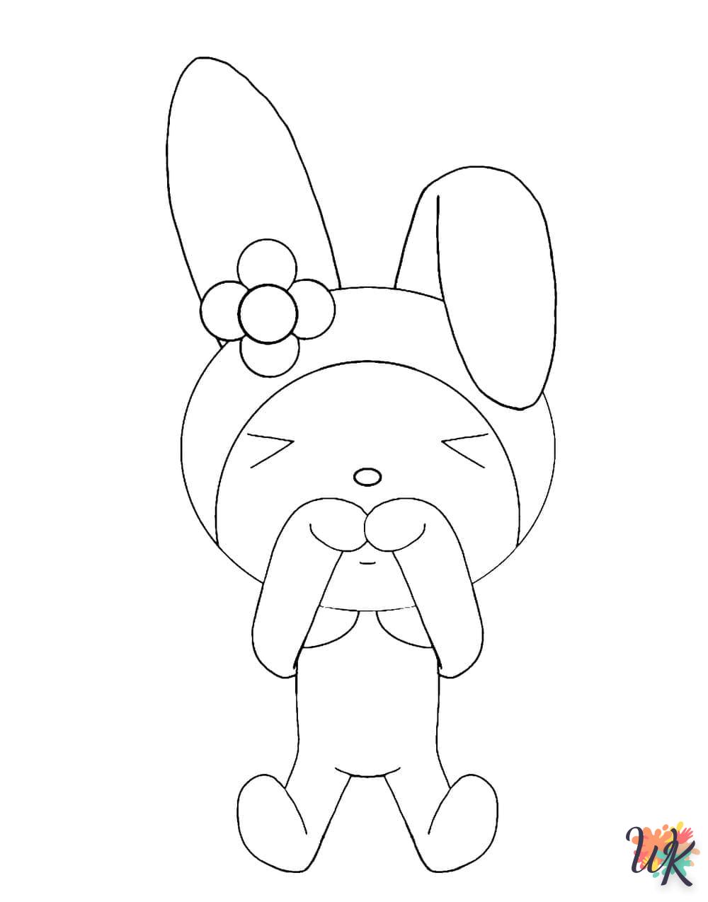 Dibujos para Colorear My Melody 7