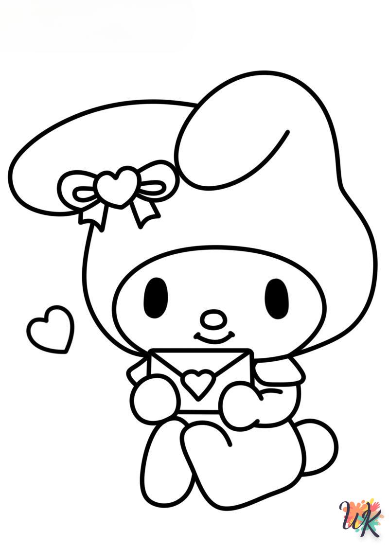 Dibujos para Colorear My Melody 70