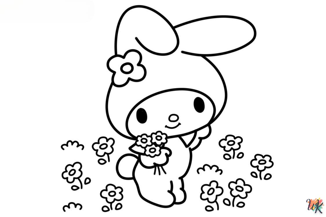 Dibujos para Colorear My Melody 73