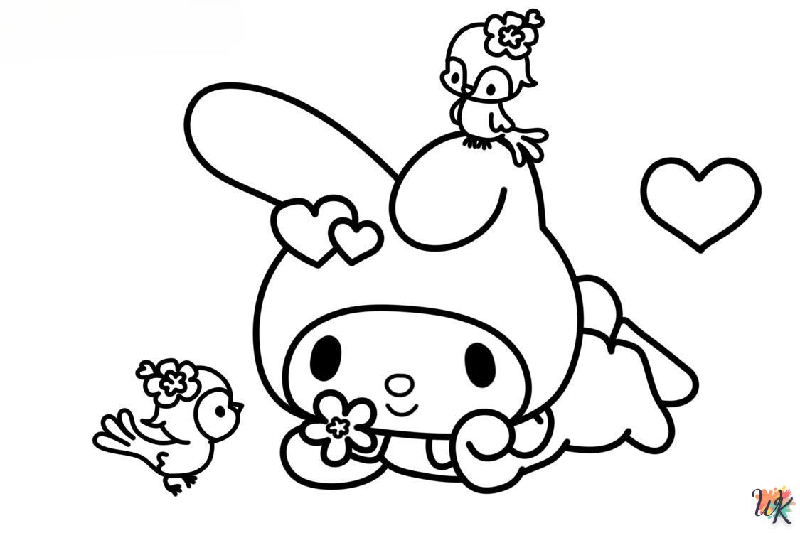 Dibujos para Colorear My Melody 75