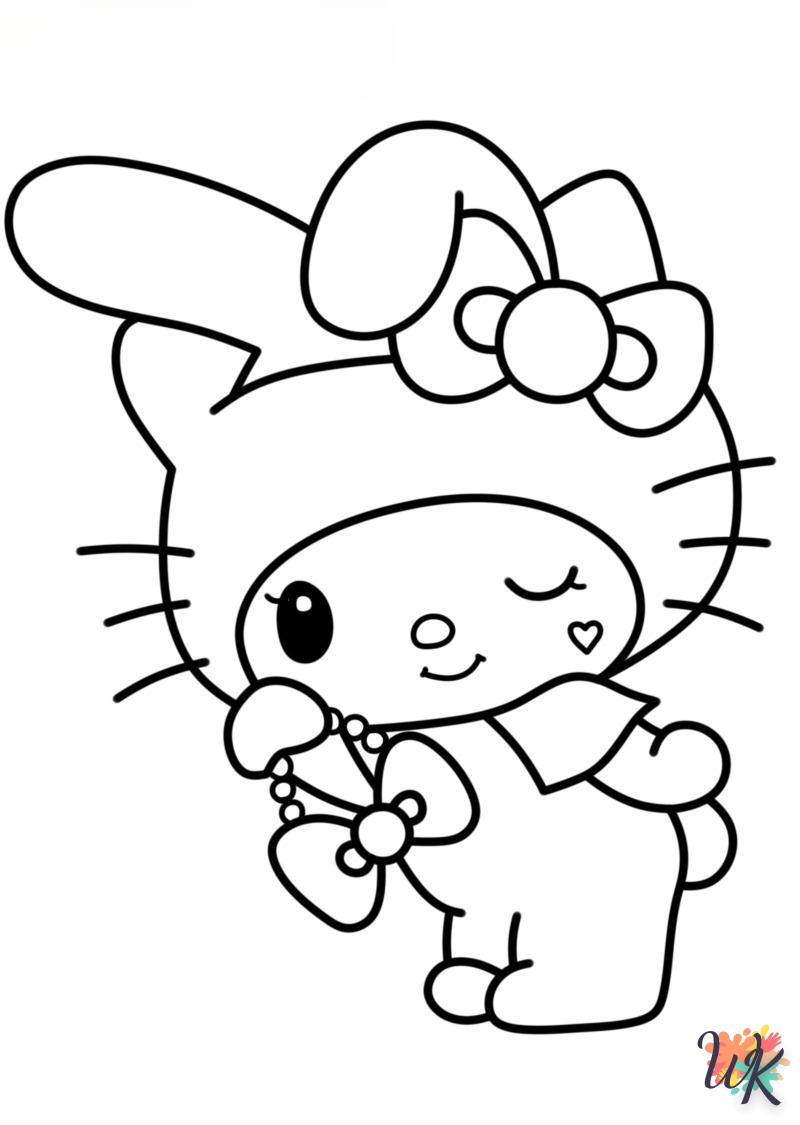 Dibujos para Colorear My Melody 76