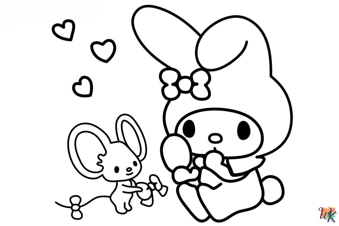 Dibujos para Colorear My Melody 77