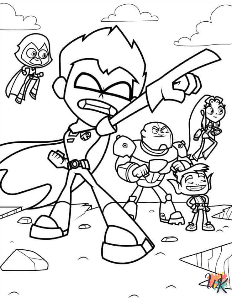 Dibujos para Colorear Teen Titans