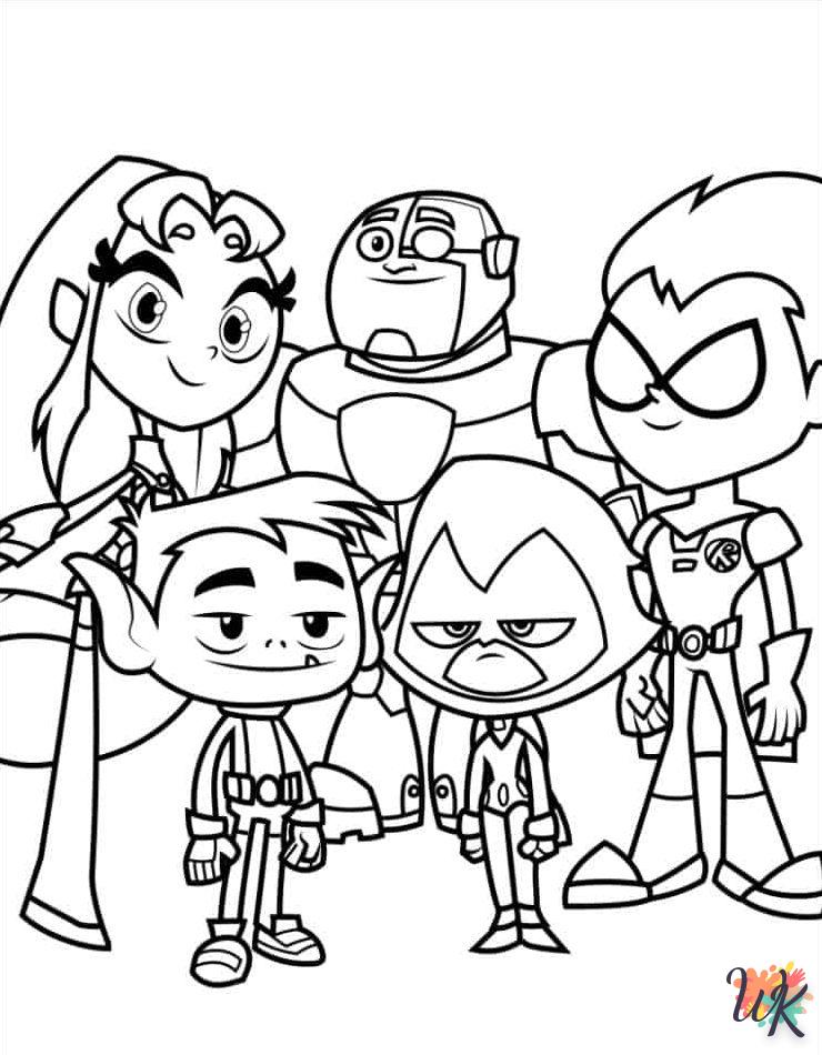 Dibujos para Colorear Teen Titans