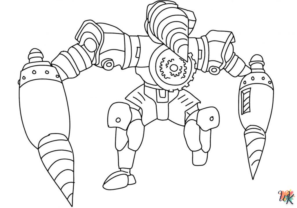 Dibujos para Colorear Titan Drillman