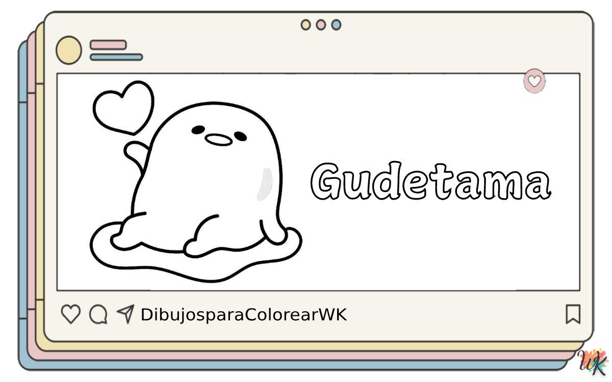 93 Dibujos Para Colorear Gudetama