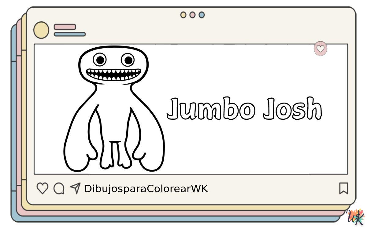 10 Dibujos Para Colorear Jumbo Josh